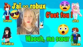 HISTOIRE ROBLOX | Tout le monde veut être mon âme sœur parce que j'ai des Robux infinis 💰