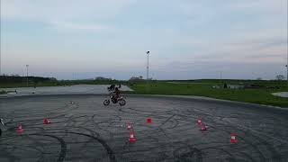 Motogymkhana Poznań trening na Akademia Kierowcy ODTJ - Międzychód 28.04.2023 BMW G 310R