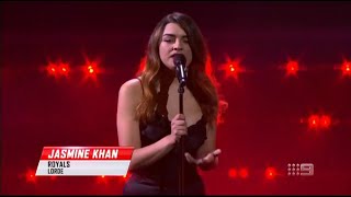 Jasmin Khan - Royals | The Voice Australia 6 (2017) | Blind Auditions