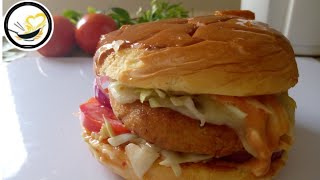 Spicy Chicken Burger Recipe by Taste The Best