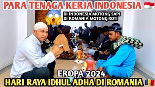 KEBERSAMAAN PARA TENAGA KERJA INDONESIA DI ROMANIA MELAKSAKAN SHOLAT IDUL ADHA DI LORONG CAMPUS ‼️