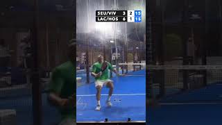 INCREDIBLE PADEL POINT 🤯 #padel #padelhighlights #sports #padeladdict #padelvideos #padelpro