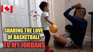 INTRODUCING BASKETBALL TO MY JORDANS || PINOY SA CANADA || LIFE IN CANADA