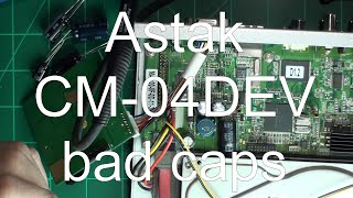 Astak CM-04DEV bad caps