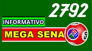 SOBRE O RESULTADO DA MEGA-SENA CONCURSO 2792