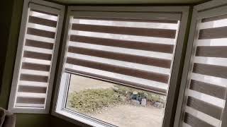 Zebra Blinds, installed in Linden Alberta on April 2, 2022