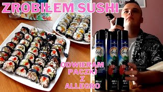 ZROBIŁEM SUSHI | ODŚWIEŻACZE POWIETRZA | ODWIERAM PACZKI #sushi #vlog