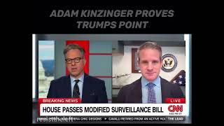 4/12/24 Adam Kinzinger trump derangement syndrome