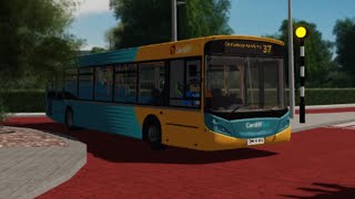 Cardiff Bus - Transbus Enviro 300: Route 37 to Canterbury Academy (C&DBS V4.1)