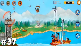 Catapult Stickman Pirates: The Ultimate Battle Day 99 | RK Game Walah