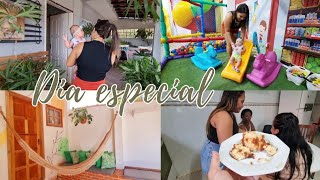 VISITA SURPRESA PRA MINHA VÓ | PROCURANDO SALÃO DE FESTA PARA O ANIVERSÁRIO DE 1 ANO | vlog