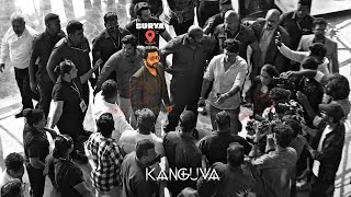 Suriya arrives and Huge Crowd Mobbed him at Kanguva Special Event Before Release