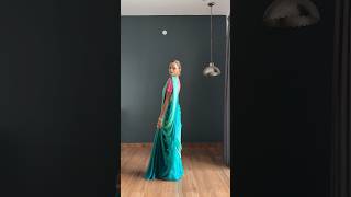 Infinity saree draping / reverse mermaid saree drape 🧜‍♀️ #saree #grwm #indianwear #sareedraping