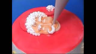 Cake decoration. Santa Claus..蛋糕裝飾 聖誕老人.Украшение торта.Санта Клаус