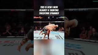 Takedown spamming is lame! #shorts #gaming #ufc5