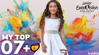 Junior Eurovision 2023 | My Top 7 | NEW: 🇪🇸