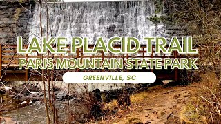 Lake Placid Trail Virtual Hike | Paris Mountain State Park | Greenville SC Walking Tour | ASMR | 4K