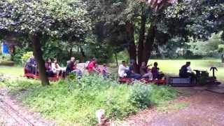 Mini train in Leicester Abbey park