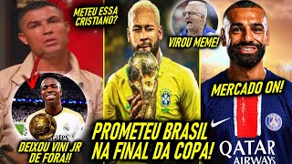 CR7 DEIXA VINI JR de FORA dos MELHORES! - BRASIL VIROU MEME! - SALAH no PSG e MUITO MAIS!