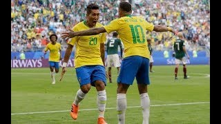 Firmino fabulous goal  vs Mexico 2-0