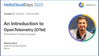 Session 02 - An Introduction to OpenTelemetry OTel