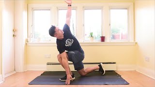 Stretches - Mid Back Stretch Variations - Kneeling 2