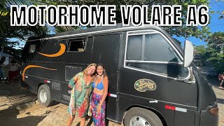 TOUR MOTORHOME VOLARE A6 COM SUPORTE PARA LEVAR UMA MOTO