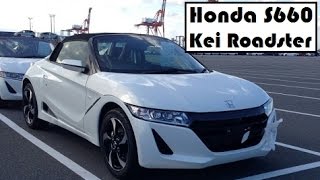 Honda S660 Kei Roadster, spied with no camouflage in Japan