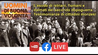 L’esodo di istriani, fiumani e dalmati nel secondo dopoguerra - Testimonianze di cittadini monzesi