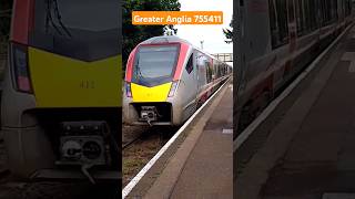 Greater Anglia 755411 Departing Trimley station 10/7/24 #trimley #railway #class755 #greateranglia