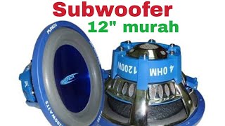 REVIEW SUBWOOFER 12" | MERK PUNCH | DOUBLE COIL | #review