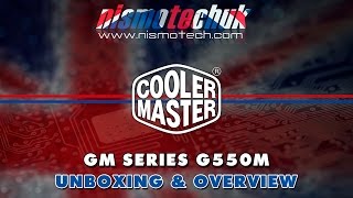 Cooler Master GM Series G550M PSU {Unboxing & Overview}