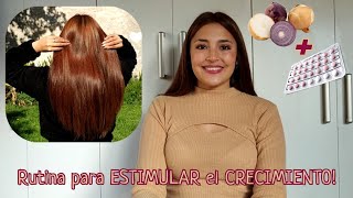 Mi RUTINA DE CABELLO para CRECIMIENTO 💇🦋 actualizada*