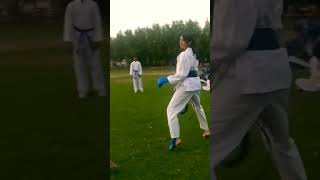 Black Belt Boys and Girls Students During Training