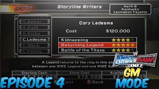 SmackDown vs Raw '07 GM MODE! - NEW STORY LINES!