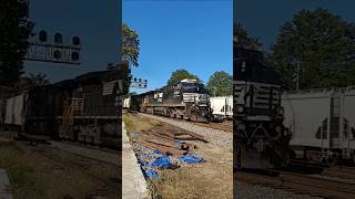 Awesome Duo Glide "huge horn heading down mountain" Norfolk Southern #4084 - #154 @rider22