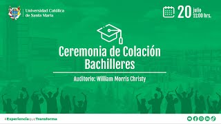 Ceremonia de Colación de Bachilleres