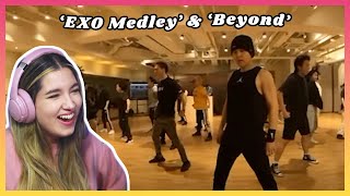 XIUMIN 시우민 ‘EXO Medley’ and ‘Beyond’ Dance Practice Reaction