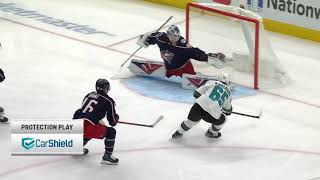 Elvis Merzļikins Series of Great Saves vs. Sharks (Dec. 5, 2021)