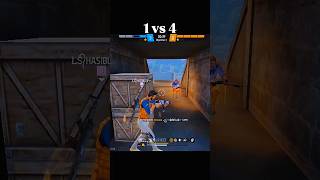 IMPOSSIBLE 🍷🗿 #shorts 1vs4 in Cs Rank 🔥 with UMP and M1887 🤯 #freefire #shortsfeed