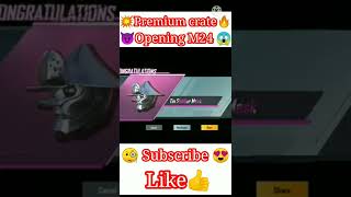 LUCKIEST 10 CRATES 😱😱🤣New premium crate opening in BGMI|classic crate opening|#crateopening #shorts