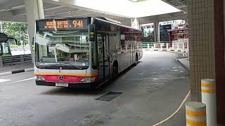 🟩Tower Transit Mercedes-Benz O530 Citaro (Batch 3) SG1695B on Service 941 arriving Bukit Batok Int