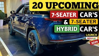 UPCOMING 7 SEATER CAR'S & 7 SEATER HYBRID CAR'S LAUNCH IN INDIA 2024🔥| FEATURES, LAUNCH DATE, PRICE