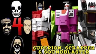 Fanstoys Superion, Scrapper & Tapes For Dummies