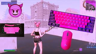 Kraken Pro 60% Mechanical Keyboard 😴 Fortnite Keyboard & Mouse Sounds ASMR Gameplay 😍 360 FPS 4K🏆