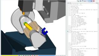 Vericut + NX CAM  9/10 - Drilling with simultaneous repositioning