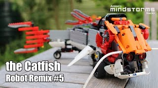 Remote Controlled Catfish Robot with LEGO MINDSTORMS