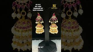 NEW VARIETY IN PREMIUM AD MOTI JHUMKA#premiumquality #admotijhumka#affordablefashion #trendyearring