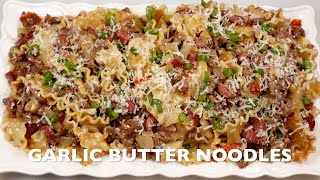 Easy And Tasty Honey Garlic Butter Noodles | 20 Minutes Dinner Idea