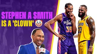 Stephen A Smith is a 'CLOWN' according to 80% NBA players 🤡😲